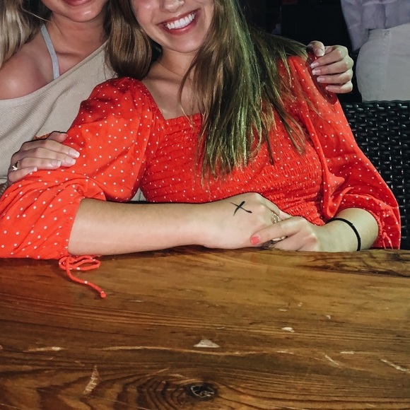 ASOS smocked puff sleeve square neck top - Picture 5 of 5